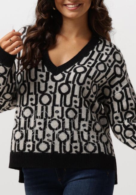 LIU JO Pull MAGLIA CHIUSA M/L en noir - large