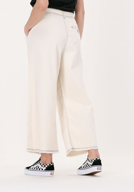 10DAYS Pantalon large CONTRAST STITCH CULOTTE Écru - large