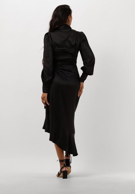 NOTRE-V Robe midi NV-DORISSA SATIN DRESS en noir - large