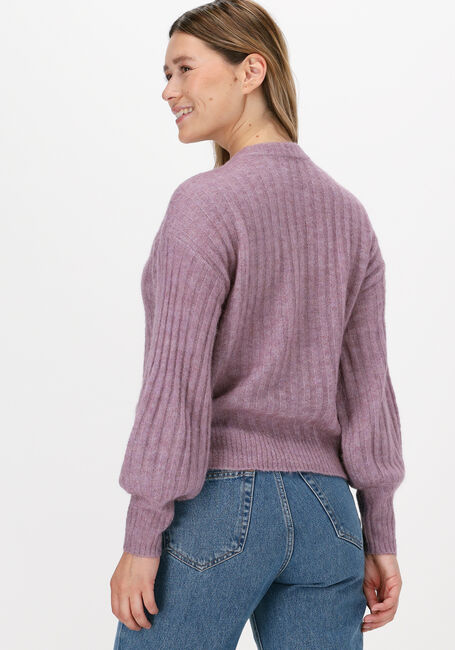 MSCH COPENHAGEN Gilet DEANNA ALPACA RIB CARDIGAN en violet - large