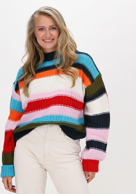 Multi TOMMY JEANS Trui TJW MULTI COLORBLOCK SWEATER - large