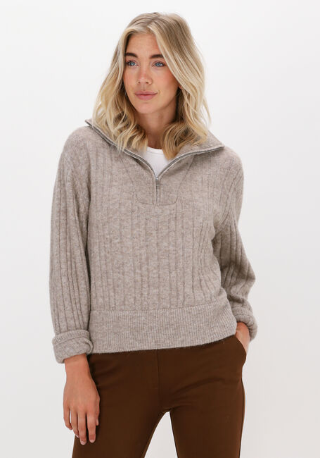 GESTUZ Pull ALPHA GZ R ZIPPER PULLOVER Sable - large