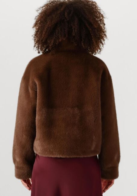 Bruine MOVES Faux fur jas KARA JACKET 4471 - large