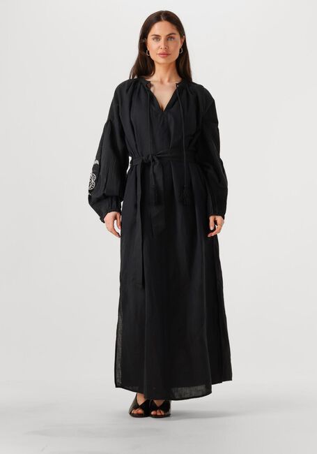 Zwarte NOTRE-V Maxi jurk NV-FREDA - large
