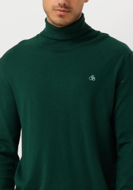 Groene SCOTCH & SODA Coltrui TURTLENECK VISCOSE SWEATER - large