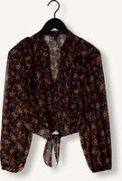 GUESS LS DIONNE TIE FRONT TOP Blouses en noir GUESS LS DIONNE TIE FRONT TOP Blouses en noir - medium