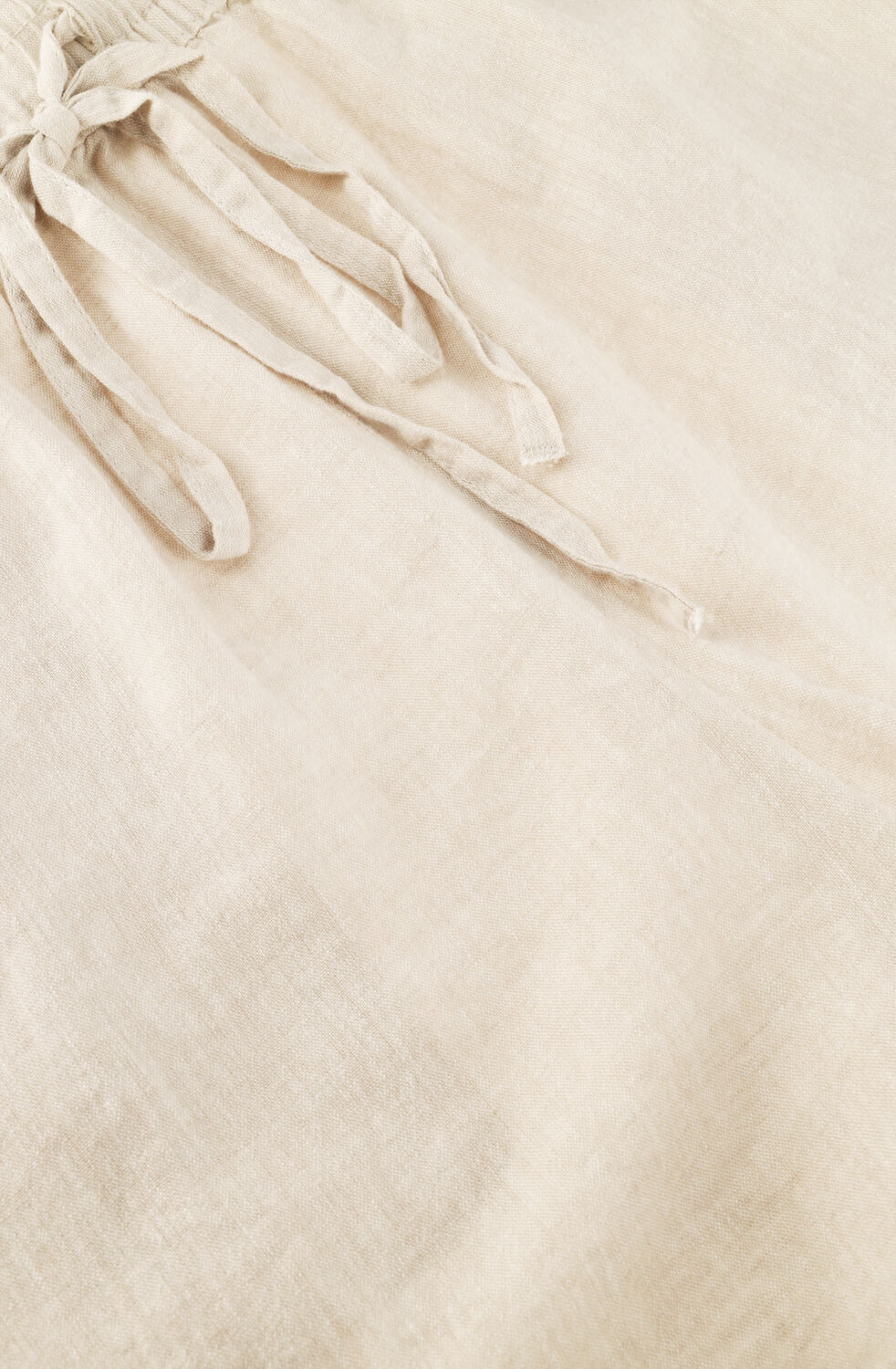 SELECTED WOMEN Pantalon courte SLFLUISA-LINNIE LINEN BLEND SHORT en beige - large