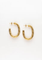 NOTRE-V Boucles d'oreilles OORBELLEN GROOT GEDRAAID Doré - medium