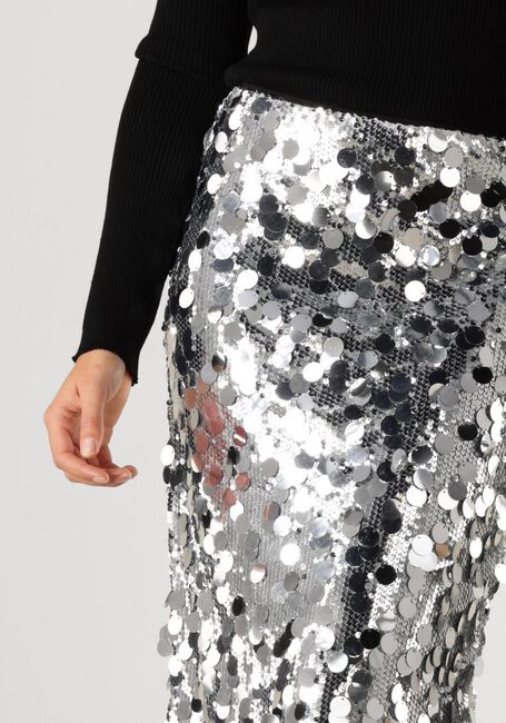 MOVES Jupe midi LUBINU en argent - large