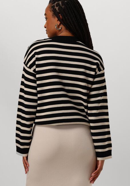 OBJECT Pull OBJELLY LO LS KNIT PULLOVER en noir - large