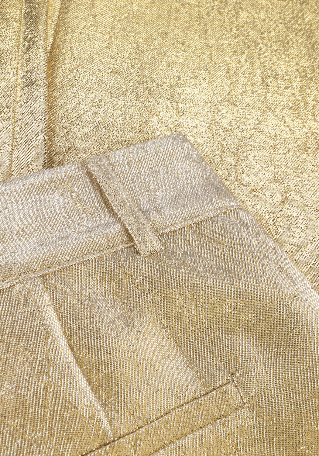 Gouden POM AMSTERDAM Pantalon STARDUST GOLD PANTS - large