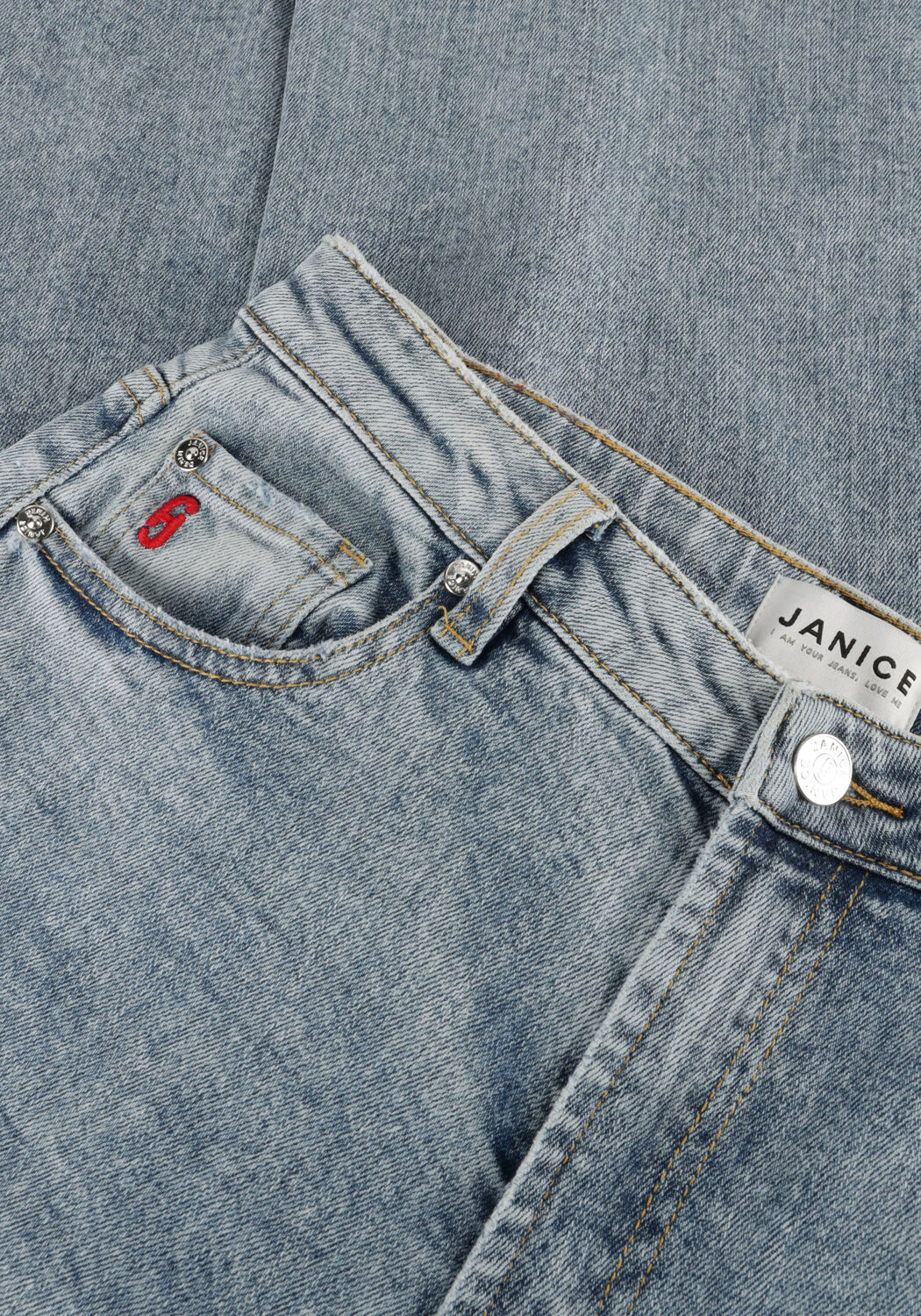 JANICE Wide jeans MASON Bleu clair - large