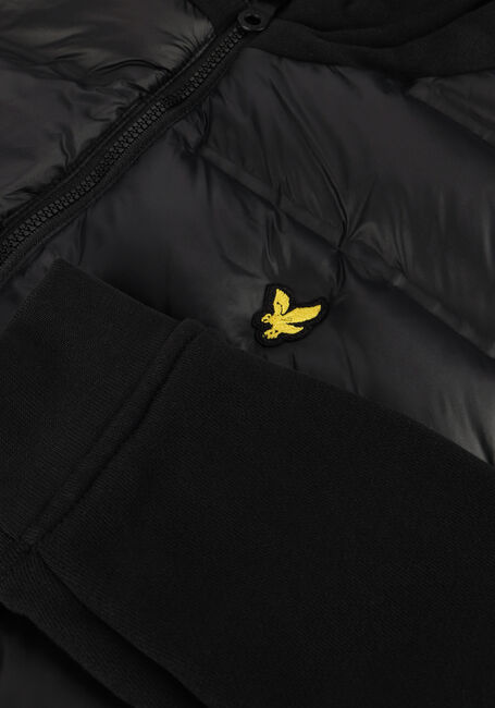LYLE & SCOTT Chandail HYBRID HOODIE en noir - large