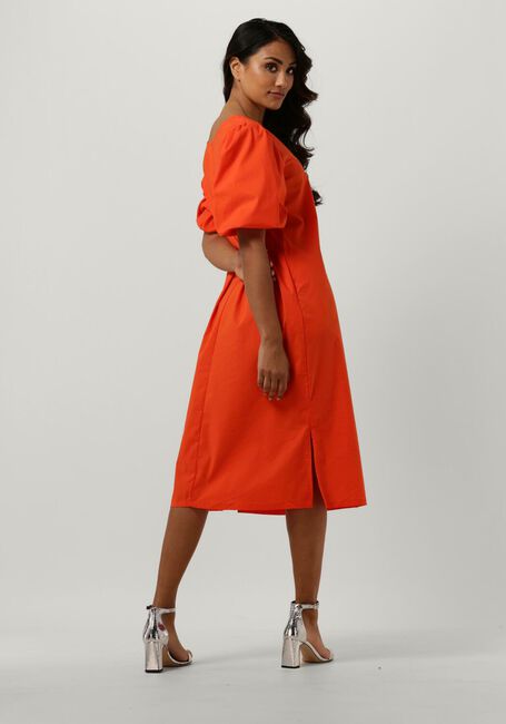 Oranje YDENCE Midi jurk DRESS JUUL - large