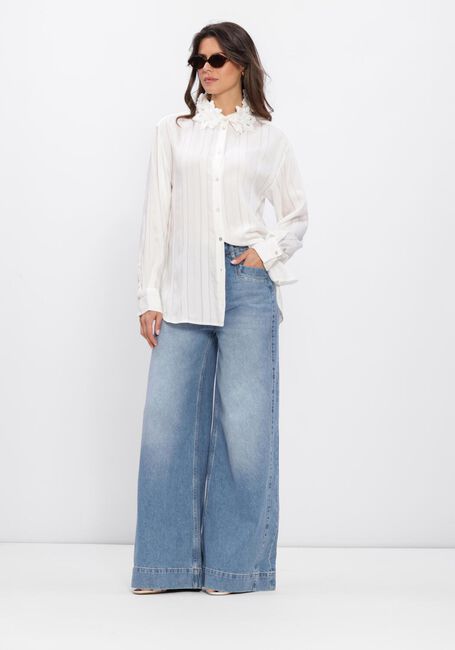 Witte MSCH COPENHAGEN  MSCHFELICITY SHIRT STP - large