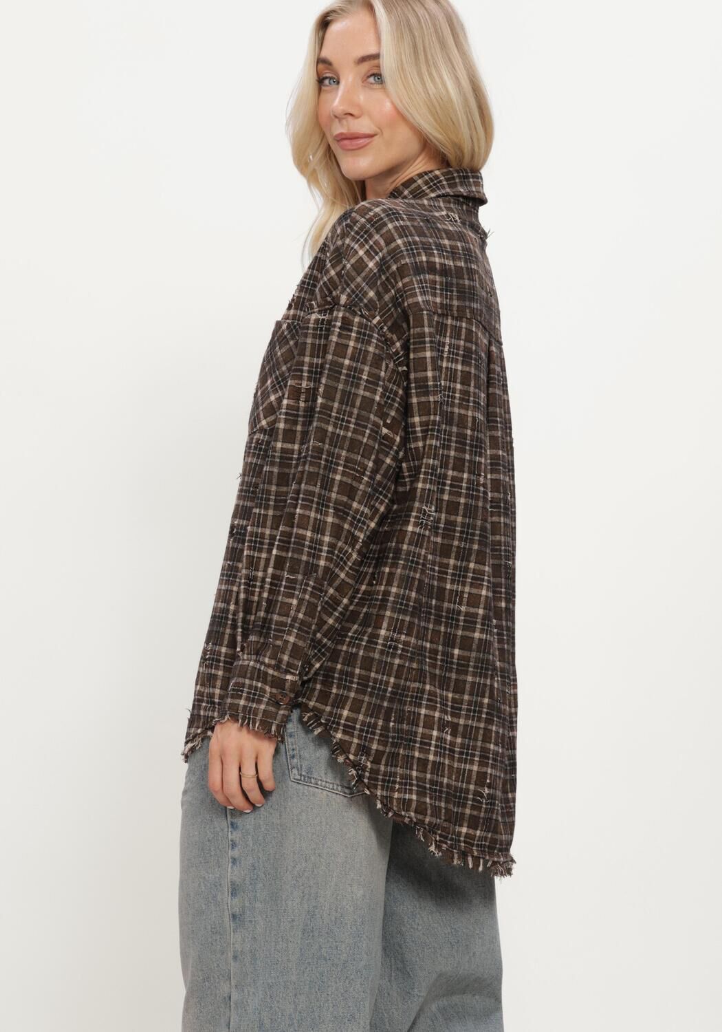 CIRCLE OF TRUST CARLY BLOUSE Blouses en marron - large