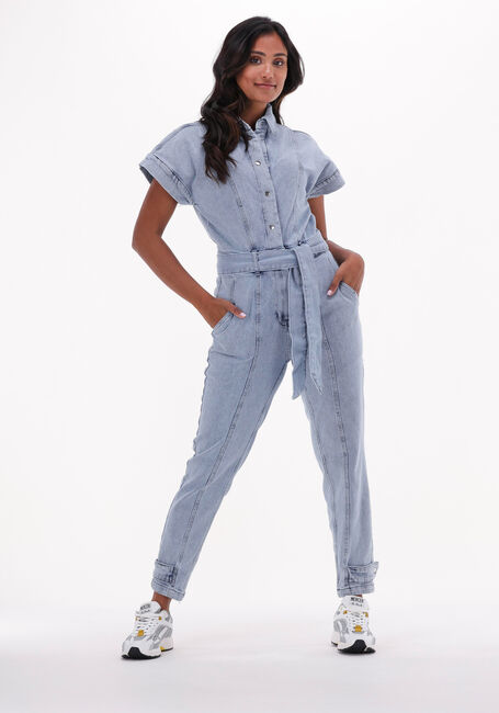 Lichtblauwe FREEBIRD Jumpsuit POLLY JUMPSUIT - large