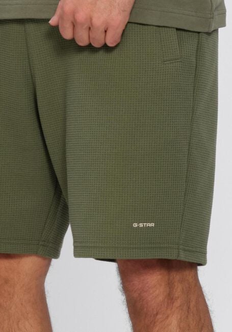 G-STAR RAW Pantalon courte STRUCTURED JERSEY SHORT en vert - large