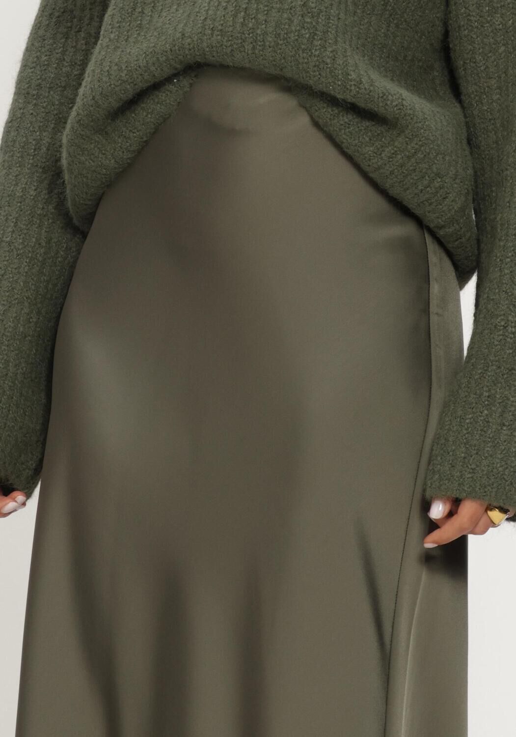 EDITED Jupe maxi SILVA SKIRT Olive - large