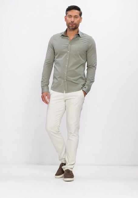 CAST IRON Chemise d&eacute;contract&eacute; CF TECH TWILL JERSEY Olive - large