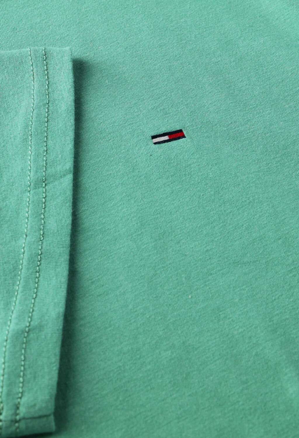 TOMMY JEANS T-shirt TJM XSLIM JASPE HTR TEE EXT en vert - large