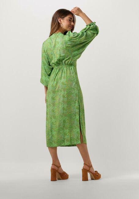 Groene SISSEL EDELBO Midi jurk CHERILYN DRESS - large