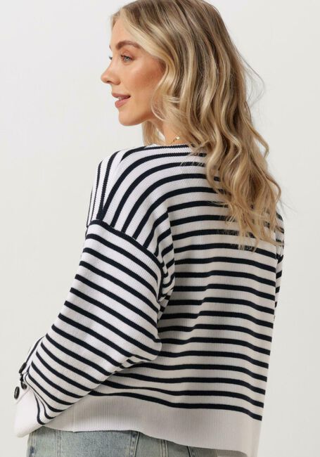 Gebroken wit SUMMUM Trui OVERSIZED SAILOR SWEATER NAUTICAL KNIT - large