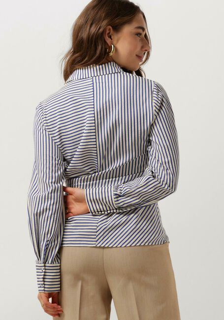Y.A.S. YASSTA LS TIE SHIRT S. Blouses en bleu - large