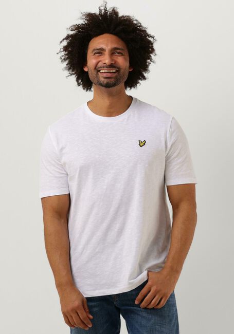 LYLE & SCOTT T-shirt SLUB T-SHIRT en blanc - large