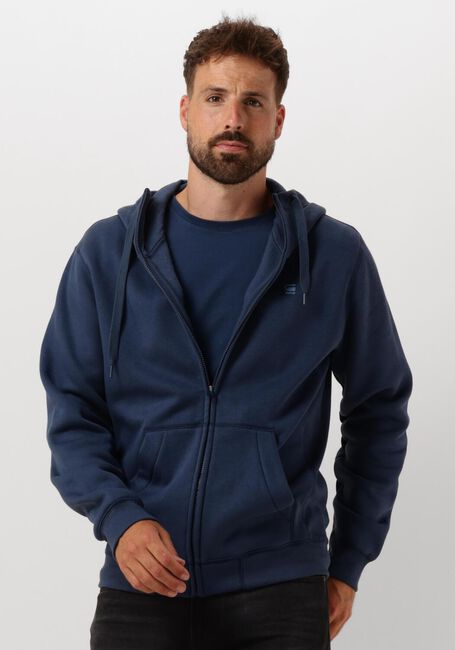 G-STAR RAW Gilet PREMIUM CORE HDD ZIP SW L/S en bleu - large