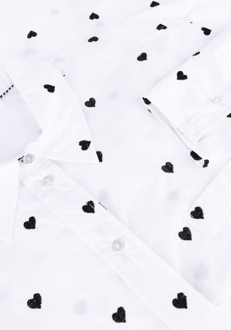 Witte CO'COUTURE  HEARTCC OVERSIZE SHIRT Witte CO'COUTURE  HEARTCC OVERSIZE SHIRT - large