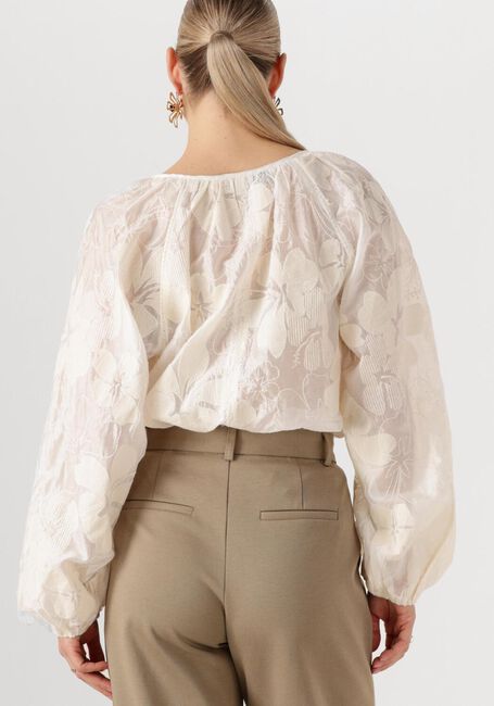 Gebroken wit NUKUS  YONI TOP EMBROIDERY - large