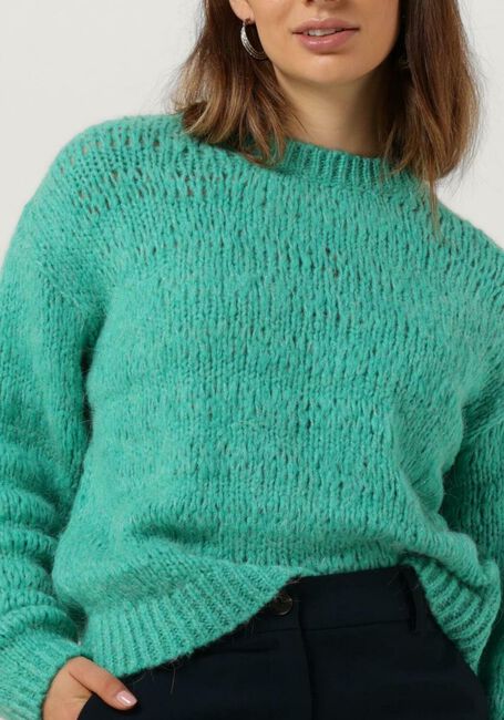 MODSTRÖM Pull GROVERMD O-NECK en vert - large