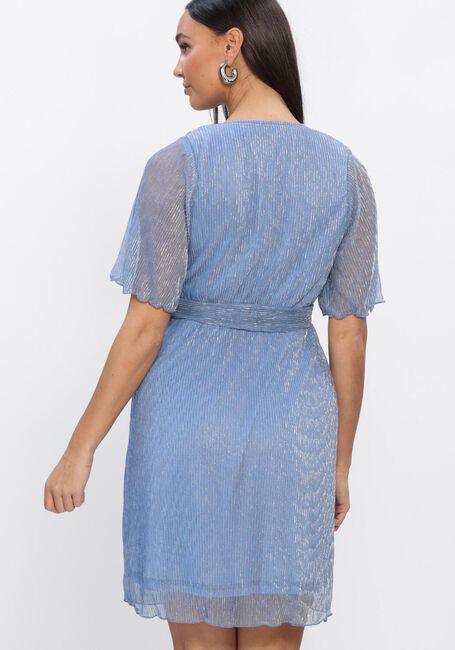 FREEBIRD Mini robe F-JER-PLISSE-LUREX-26-1 Bleu clair - large