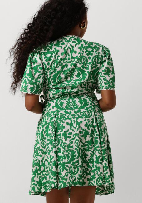 Y.A.S. Mini robe YASGREENA 2/4 WRAP DRESS en vert - large