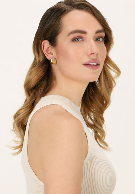 NOTRE-V Boucles d'oreilles OORBEL KNOT Doré - large