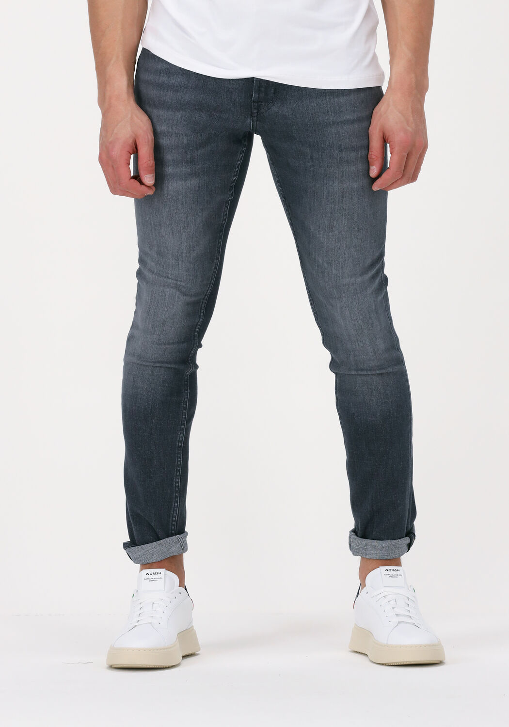 7 FOR ALL MANKIND Slim fit jeans RONNIE en gris Omoda