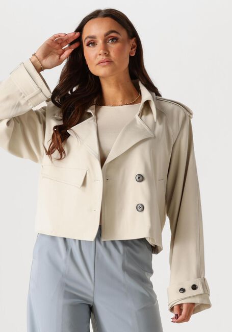 GESTUZ Trenchcoats GZEDINA SHORT JACKET en beige - large