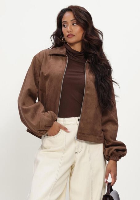 OBJECT Jack OBJDENNA L/S SHORT JACKET NOOS en marron - large