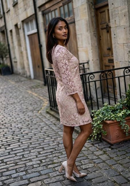 Roze BRUUNS BAZAAR Mini jurk ADONIDABBKEIRA DRESS - large