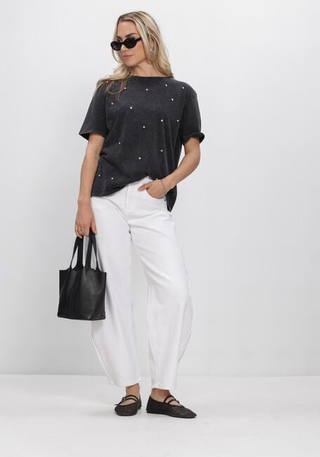 Grijze WITHBLACK Tops & T-shirts WBLLAUREN PEARL SS TEE - large