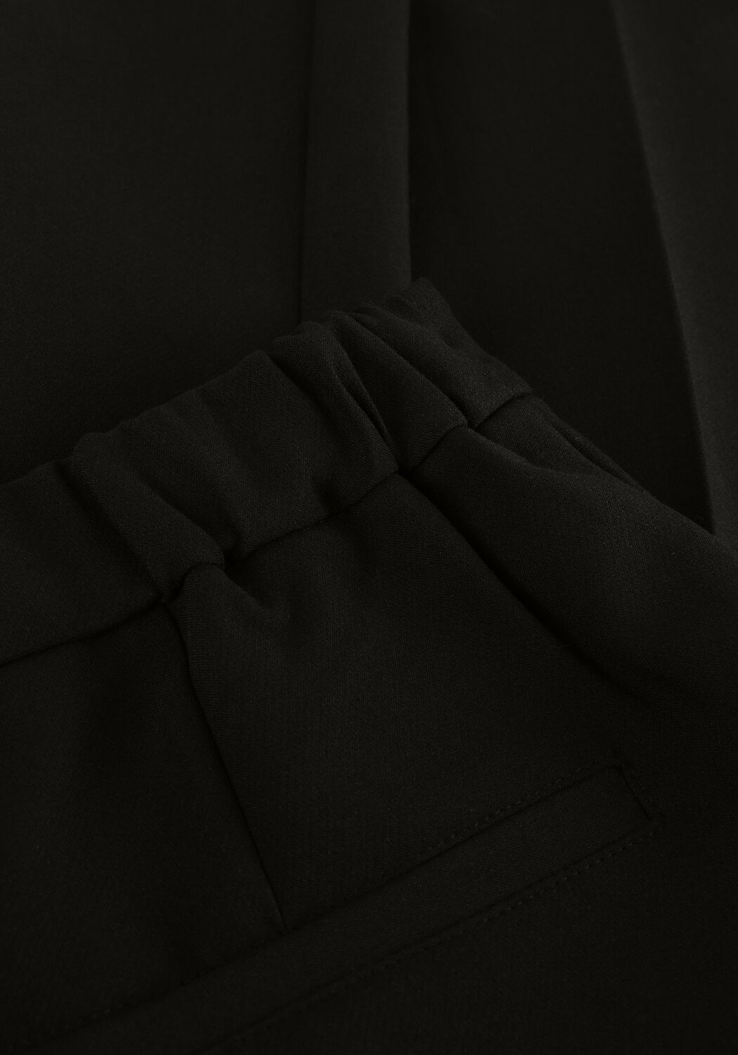 SUMMUM Pantalon large TROUSERS WIDE LEGS FOAM UNI en noir - large