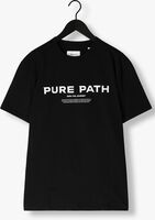 PURE PATH T-shirt TSHIRT WITH FRONT PRINT en noir