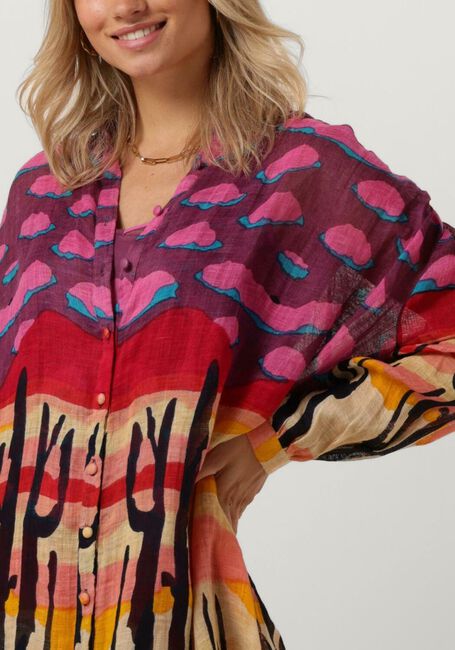MES DEMOISELLES Robe midi SHIRT SEMIVOLE en multicolore - large