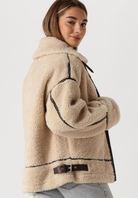 EDITED Manteau Teddy ARIANA JACKET Blanc - large