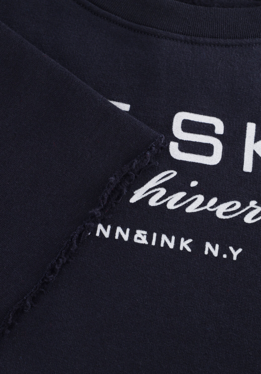 PENN & INK T-shirt SWEATER W25F1702 en bleu - large