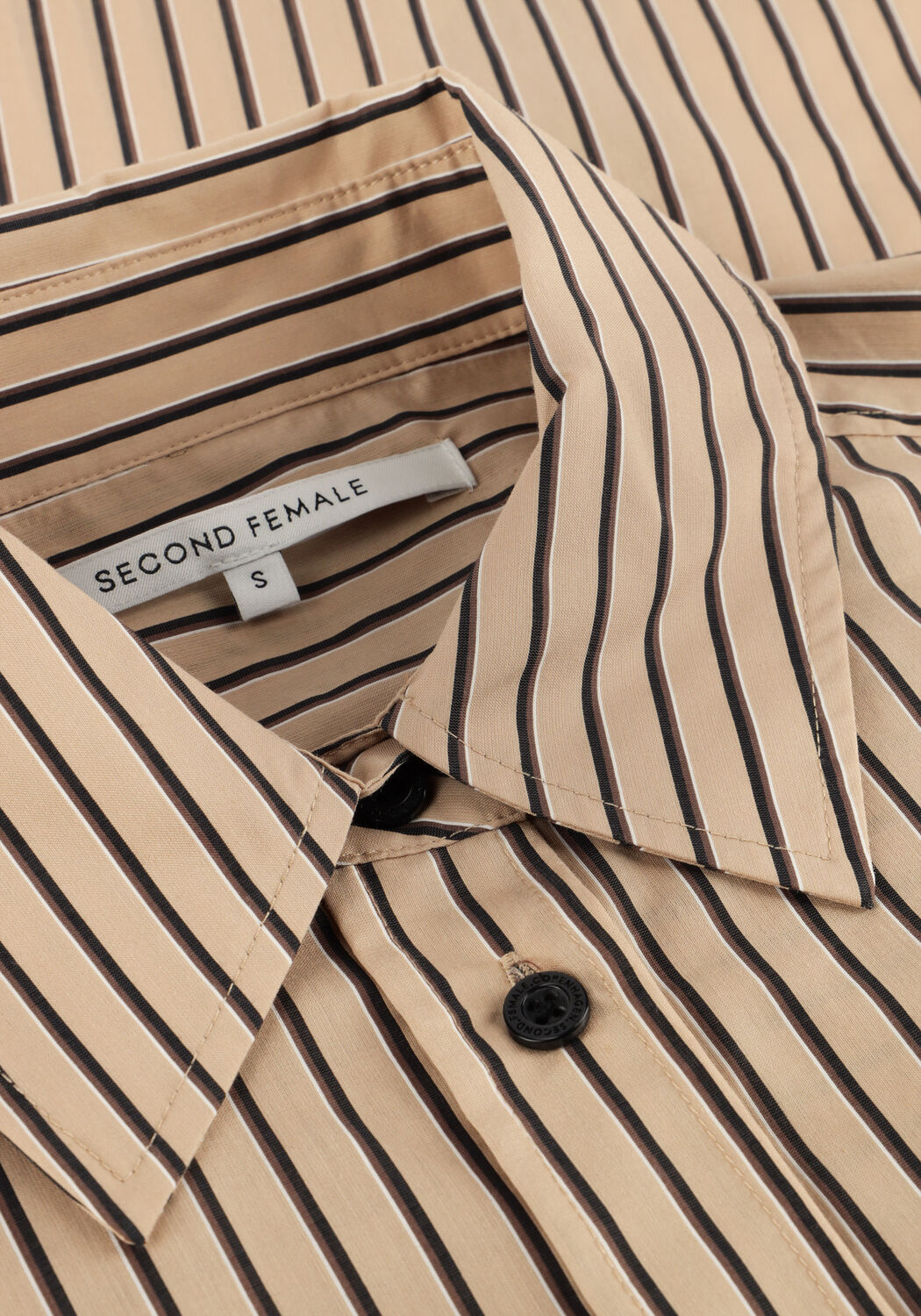 SECOND FEMALE SERINA SHIRT Blouses en beige - large