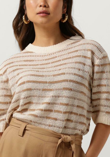 NUKUS Pull VINNA PULLOVER SS STRIPE Sable - large