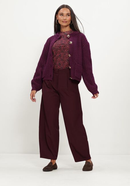 YDENCE Haut TOP WILLEMIJN Bordeaux - large