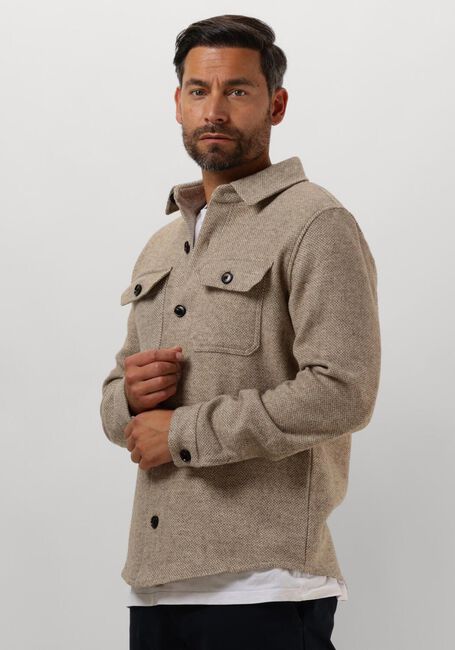 Beige PROFUOMO Overshirt OVERSHIRT TEXTURE - large